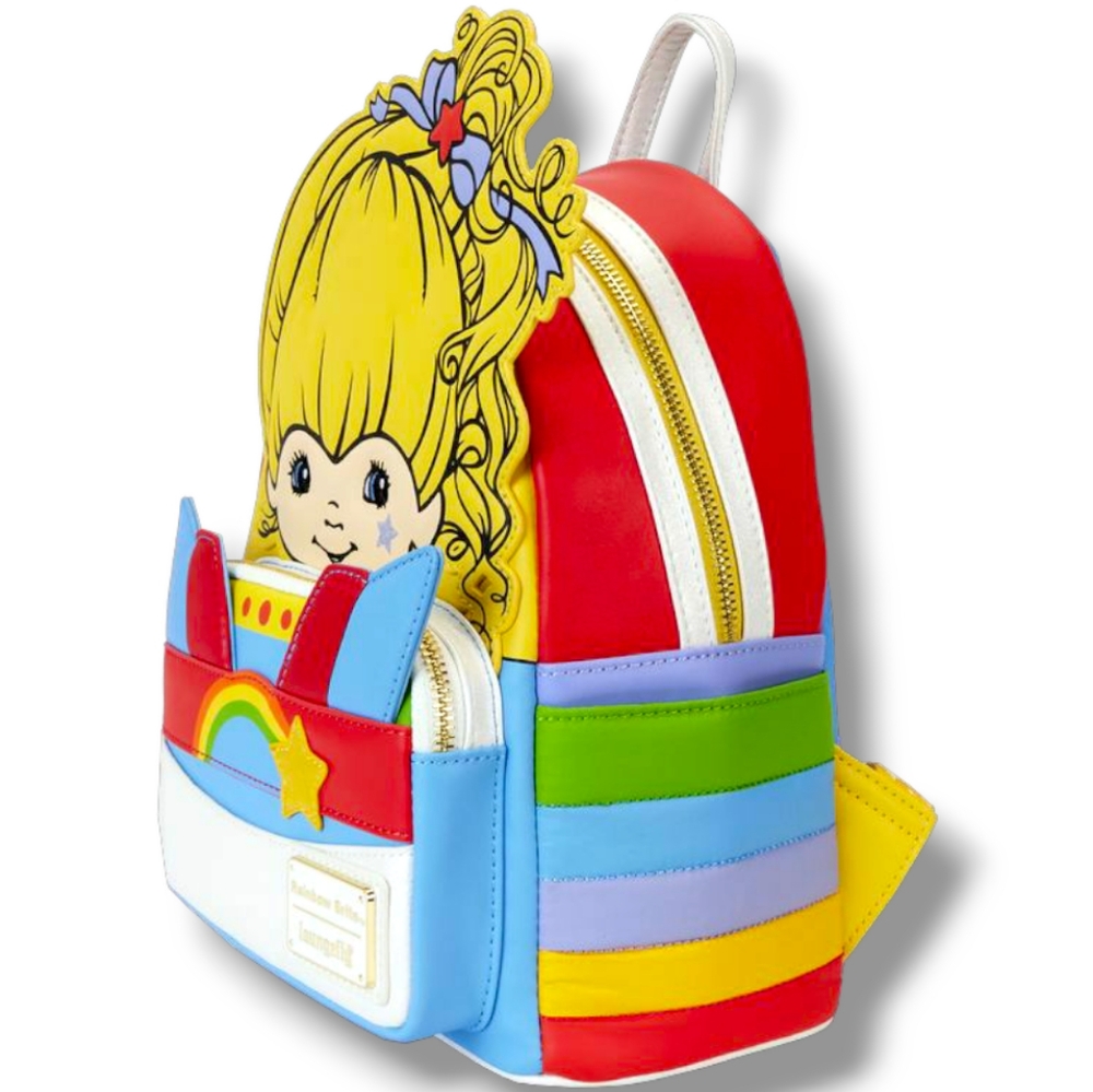 LOUNGEFLY Rainbow Brite Mini Backpack Figural Bag - Picture 3 of 7